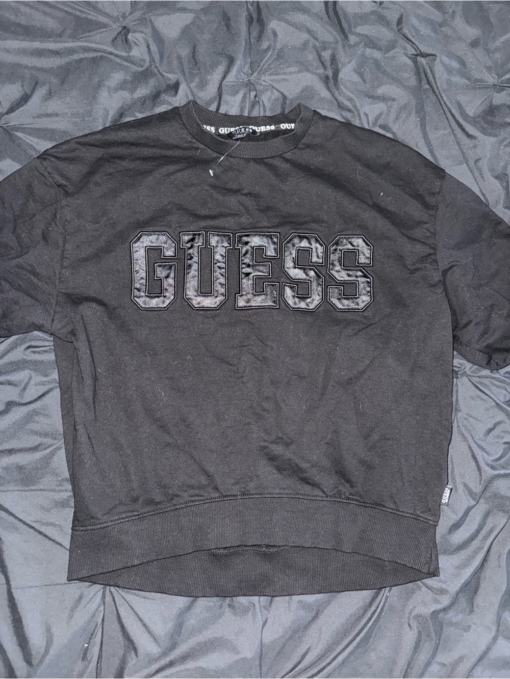 NWT GUESS Black Women's Logo Sweatshirt